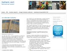 Tablet Screenshot of isolant.net